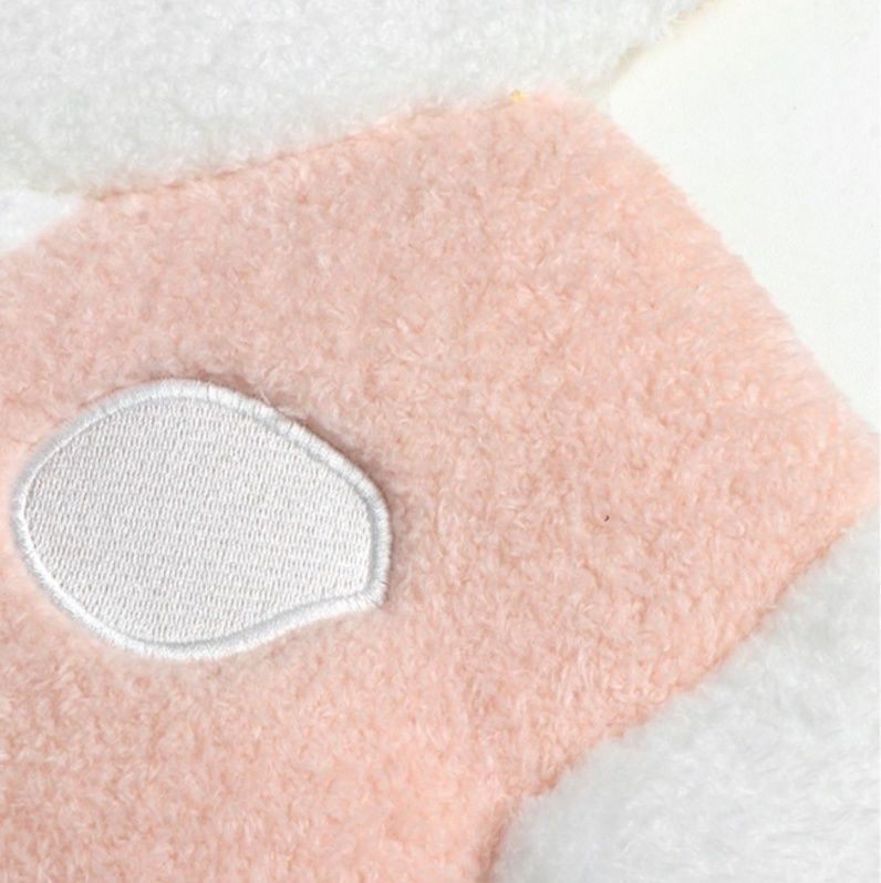 車シートカバー 可愛いうさぎデザイン背もたれ付き運転席用シートカバー