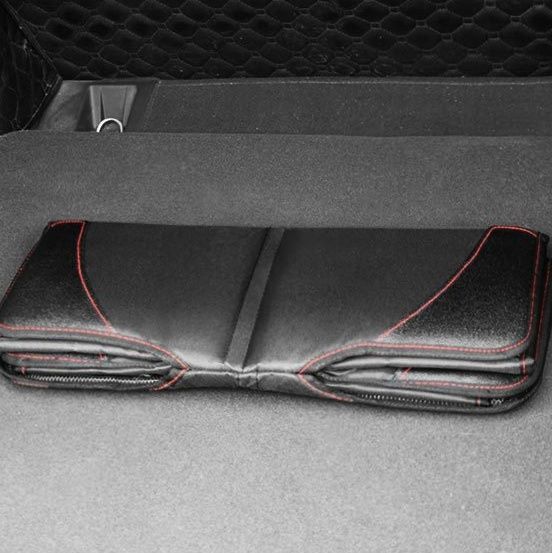 車シートカバー 多機能収納ポケット付き後部座席保護マット