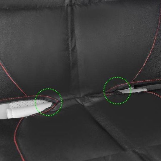 車シートカバー 多機能収納ポケット付き後部座席保護マット