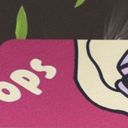 車シートカバー ポップアート風イラストデザイン後部座席用シートカバー