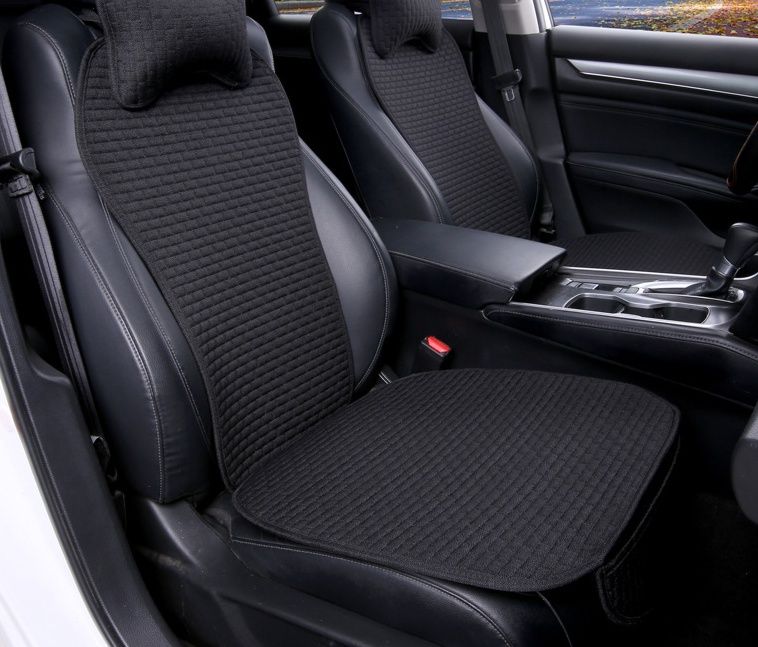 立体織り生地ネックピロー付き車シートカバー