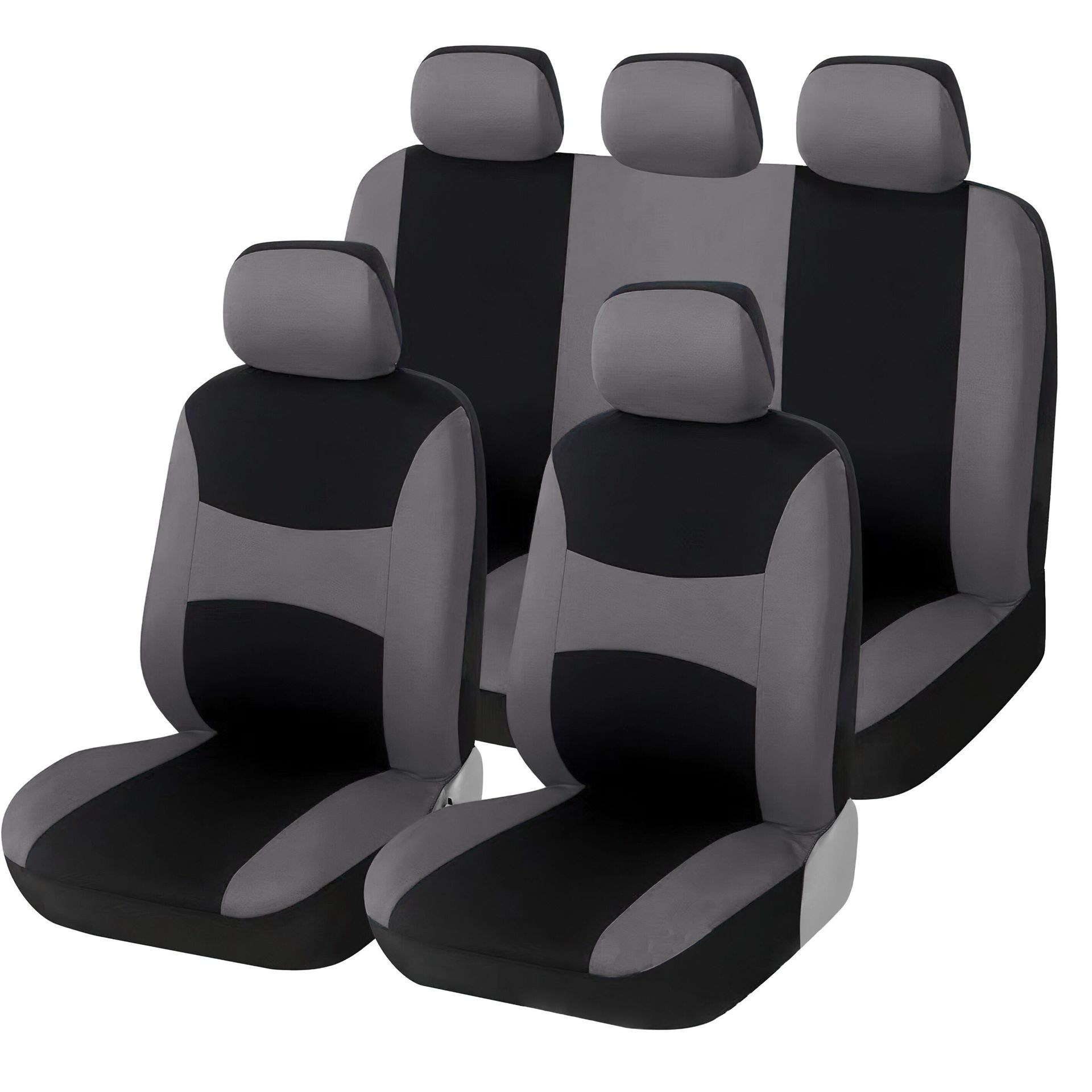 車シートカバー 配色切替デザイン車用フルセットシートカバー