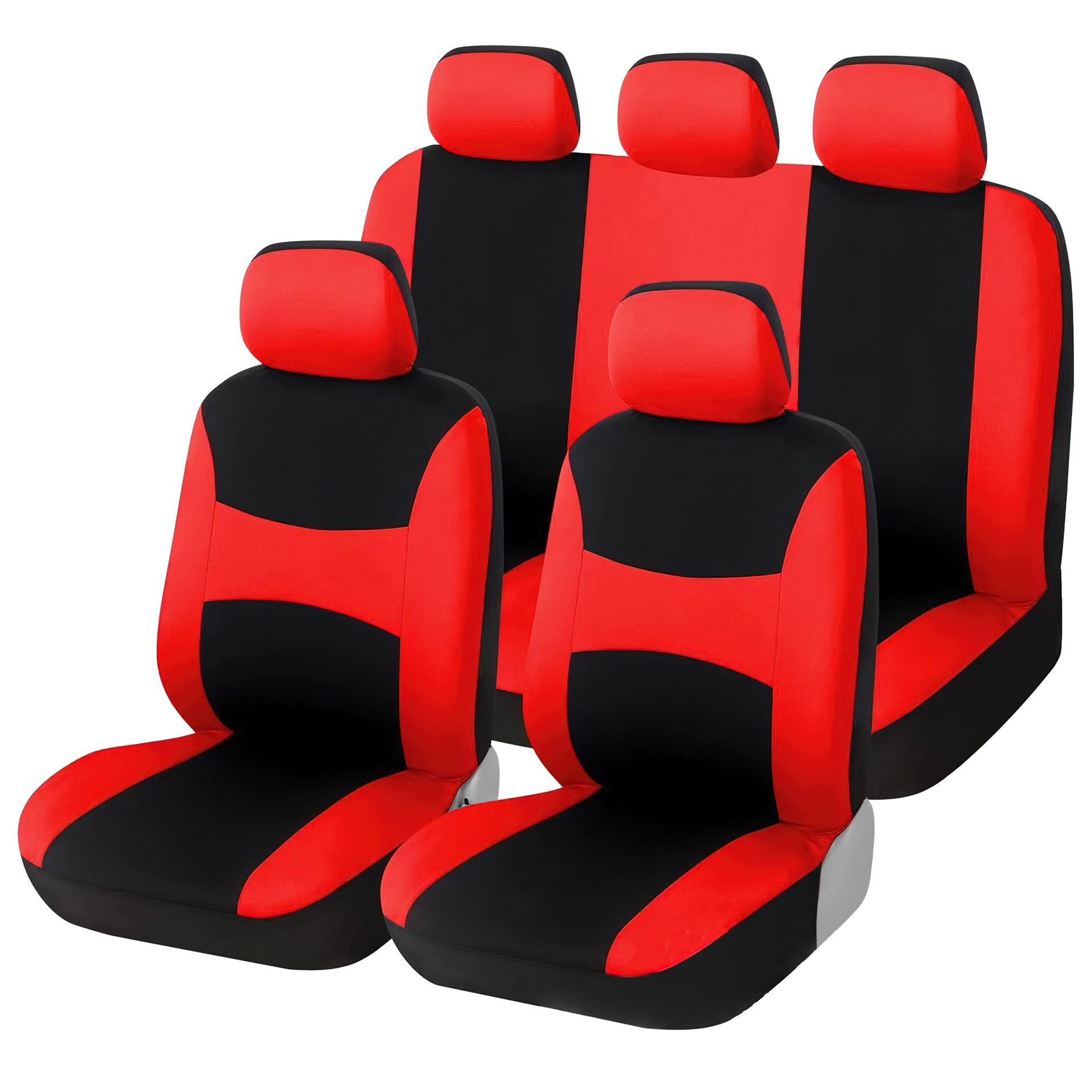 車シートカバー 配色切替デザイン車用フルセットシートカバー