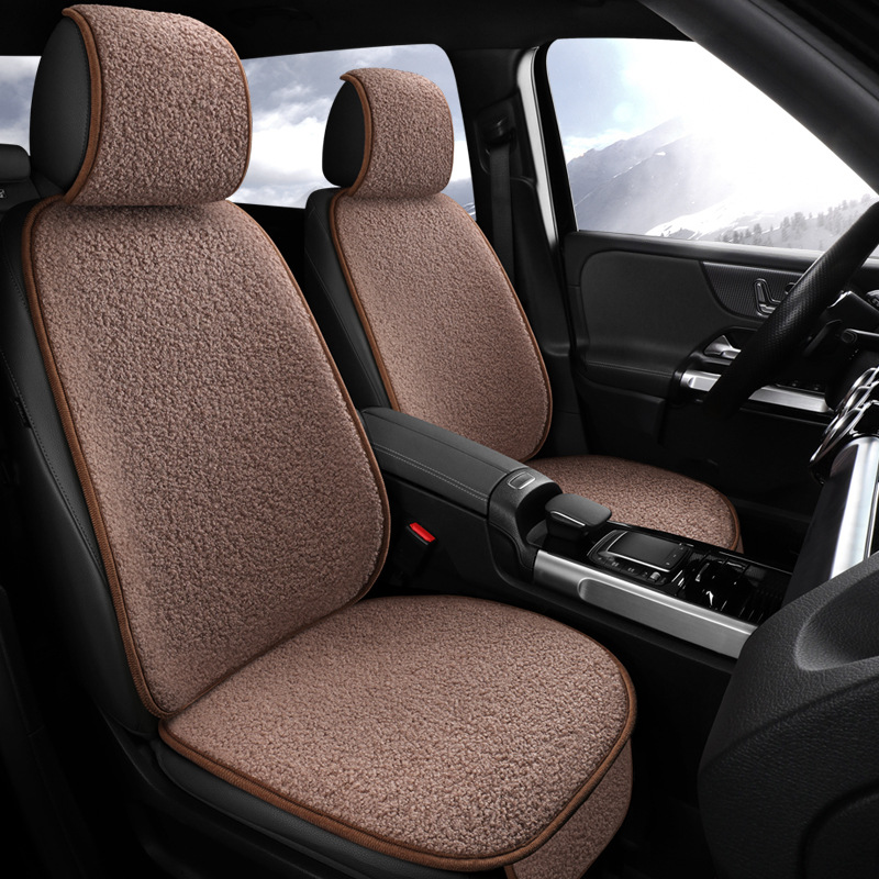 車シートカバー もこもこボア素材の温もり車内インテリアカバー