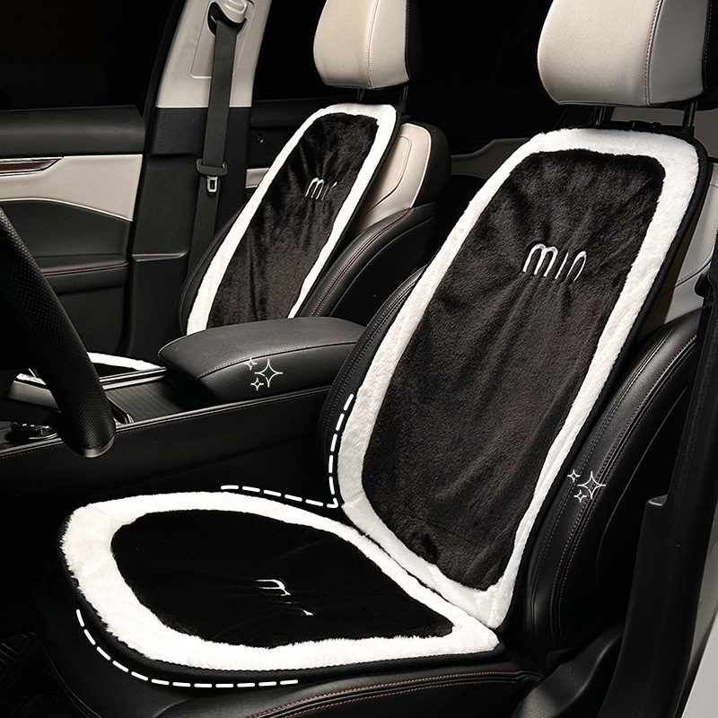 車シートカバー もこもこボア素材の高級感ある助手席専用シートカバー