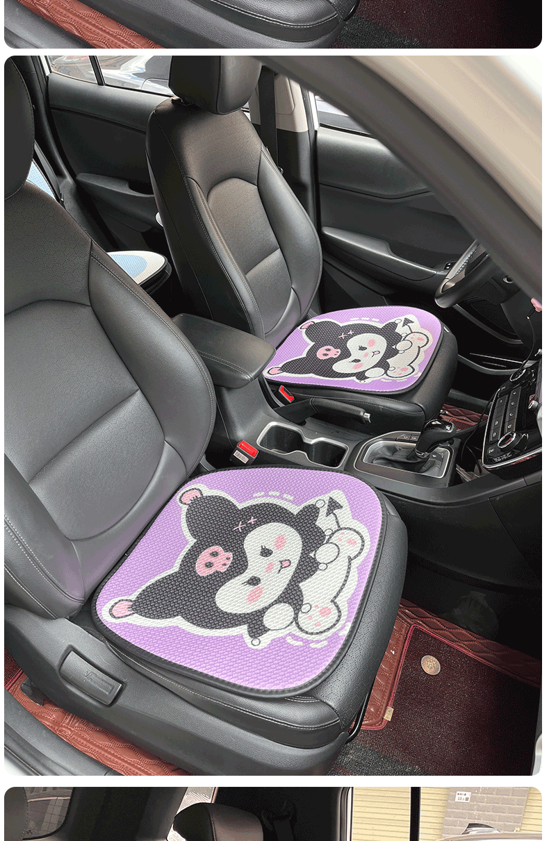 車シートカバー かわいい動物キャラクター後部座席カバー