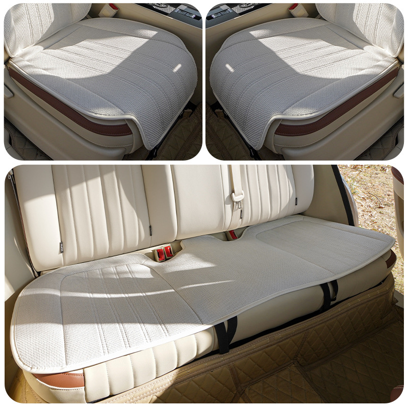 車シートカバー 可愛いリボン付き後部座席用高級車シートカバー