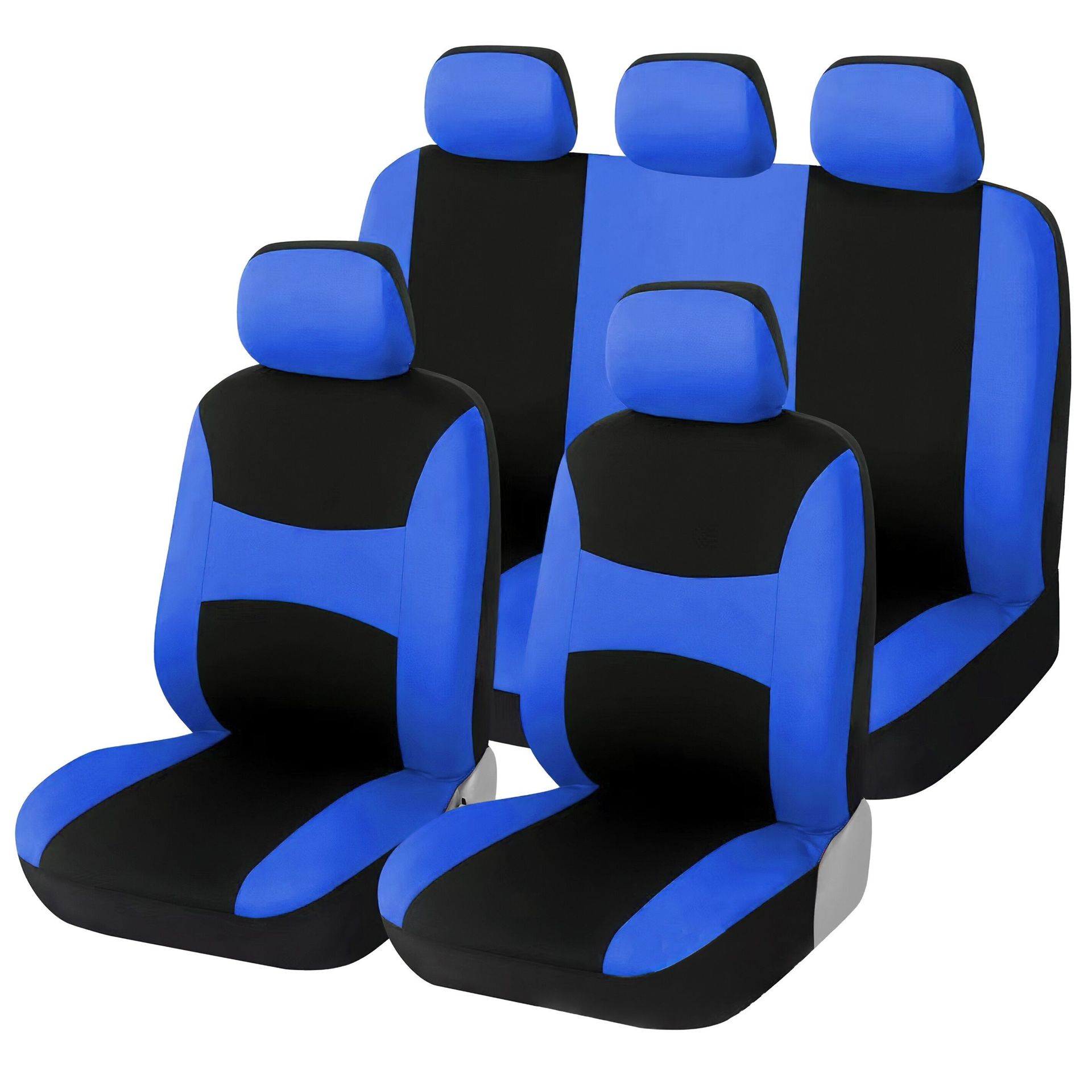 車シートカバー 配色切替デザイン車用フルセットシートカバー