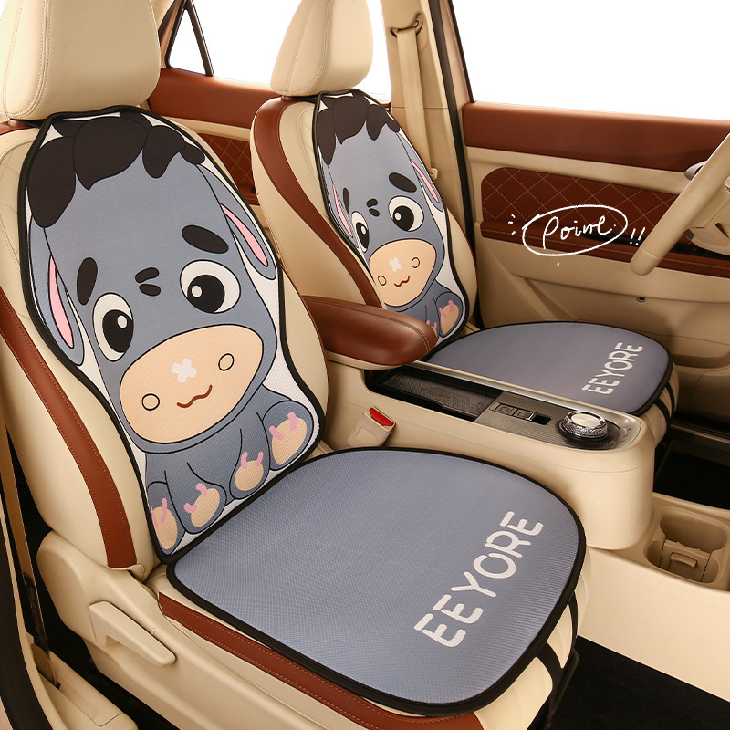 車シートカバー かわいいロバさん運転席カバー