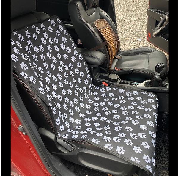 車シートカバー 汚れ防止シンプル一体型助手席専用