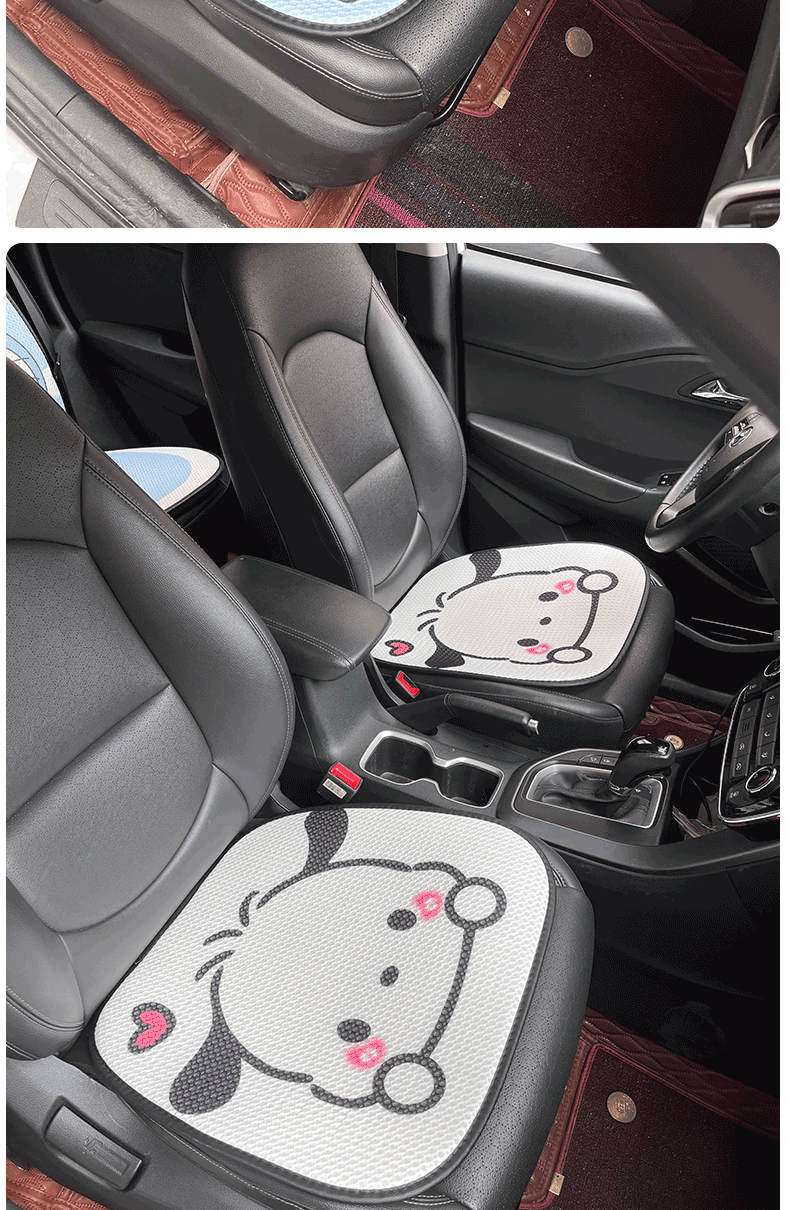 車シートカバー かわいい動物キャラクター後部座席カバー