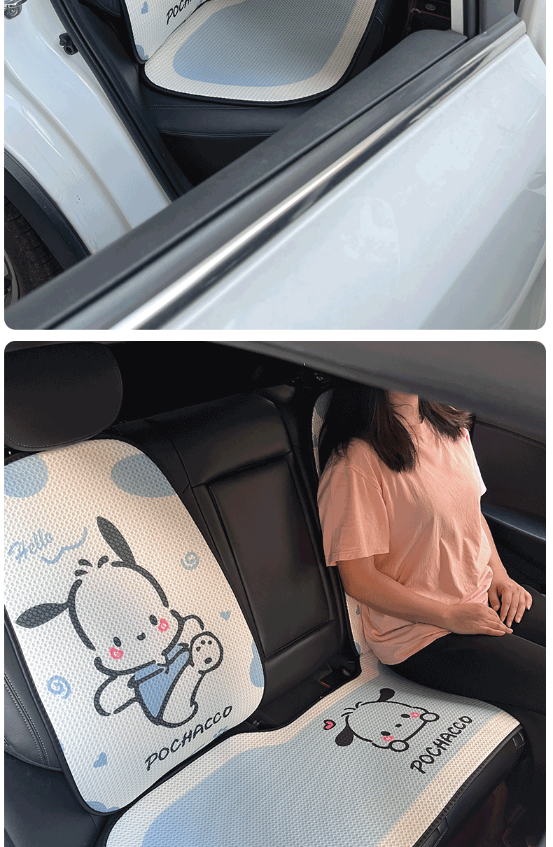 車シートカバー かわいい動物キャラクター後部座席カバー