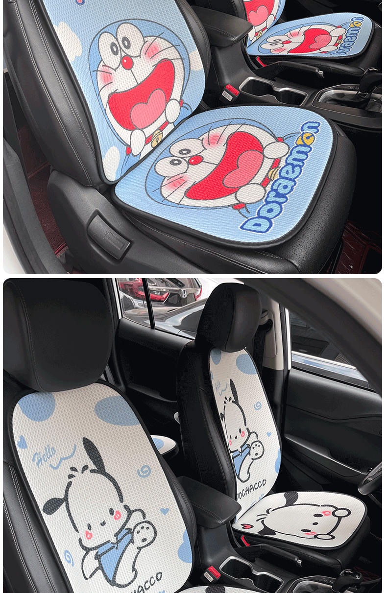 車シートカバー かわいい動物キャラクター後部座席カバー