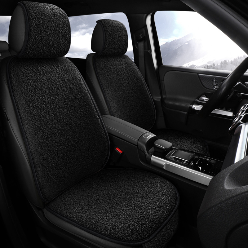 車シートカバー もこもこボア素材の温もり車内インテリアカバー