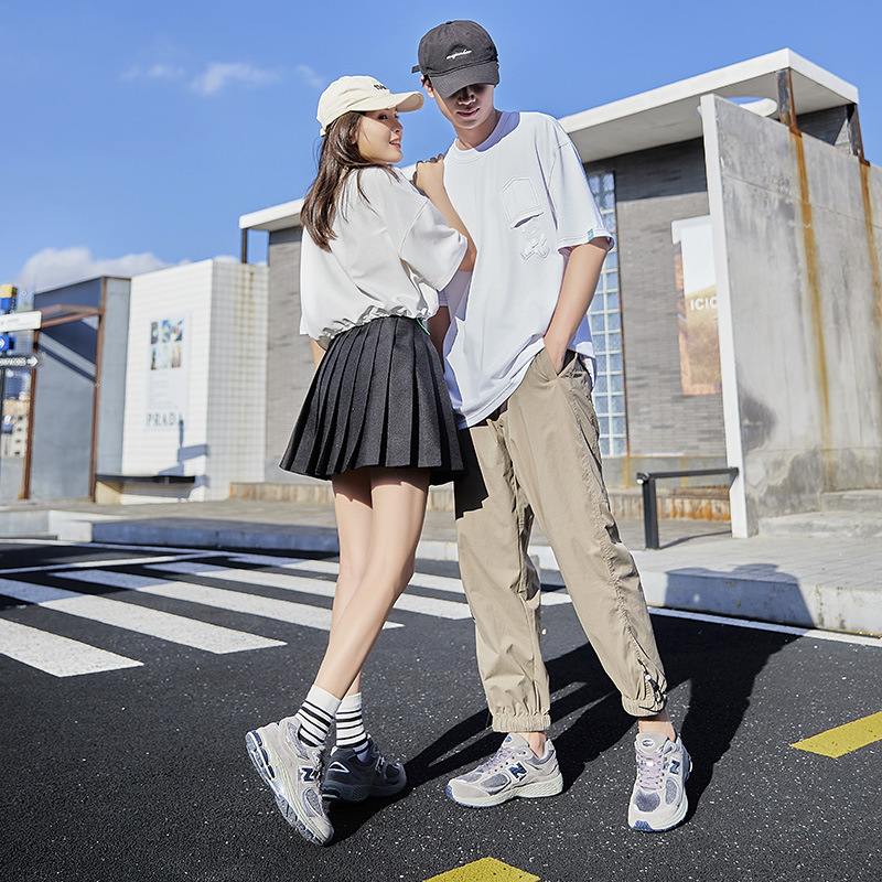 厚底スニーカー レトロ風厚底ランニングシューズ