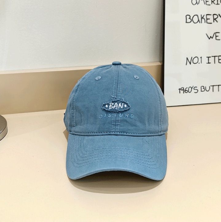 韓国ファッション シンプル刺繍キャップ