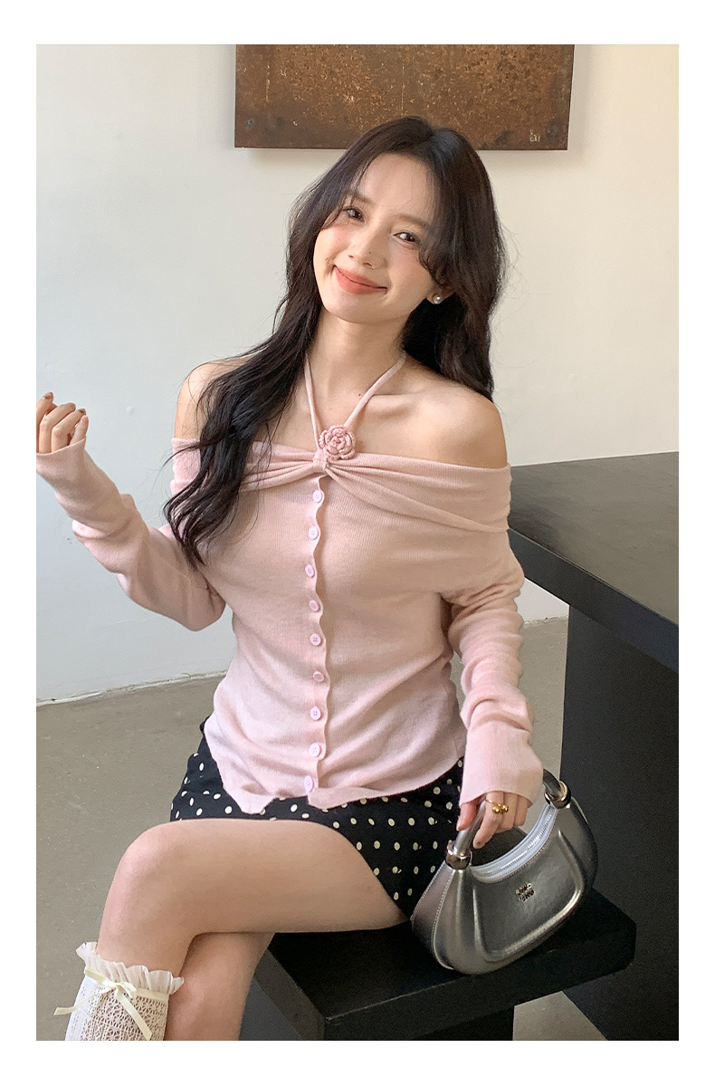 韓国ファッション 水玉ミニスカート