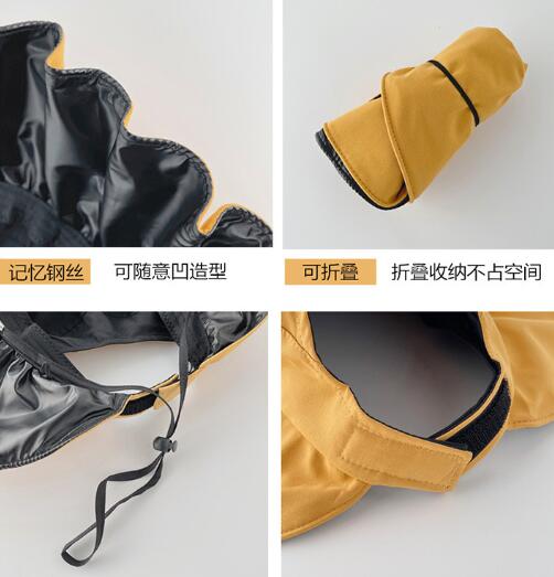 韓国ファッション 韓国風つば広帽子 紫外線カット小顔効果 夏用遮光帽