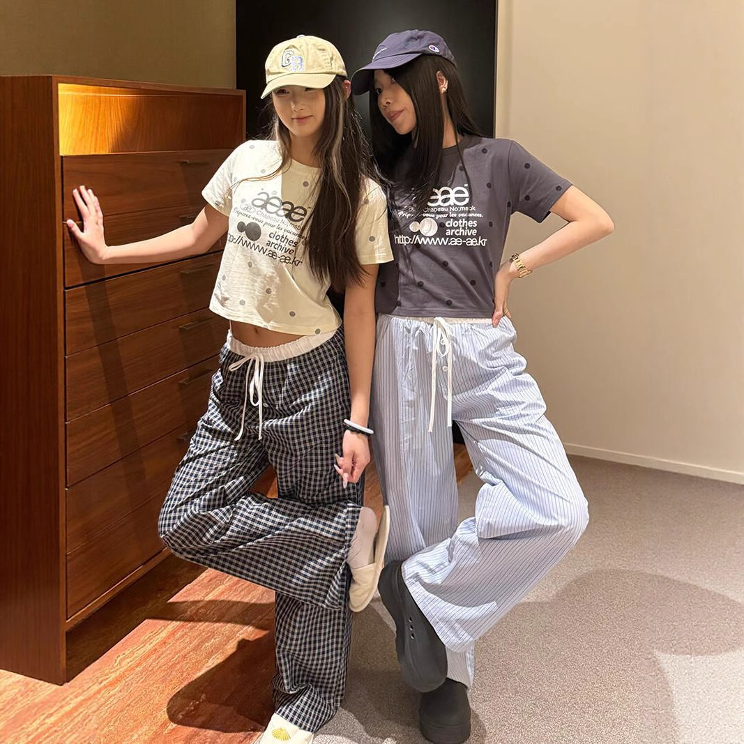 韓国ファッション ゆったりルームウェアセット