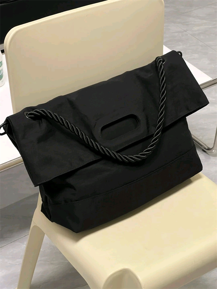 韓国ファッション 韓国風多機能ショルダーバッグ通勤対応黒