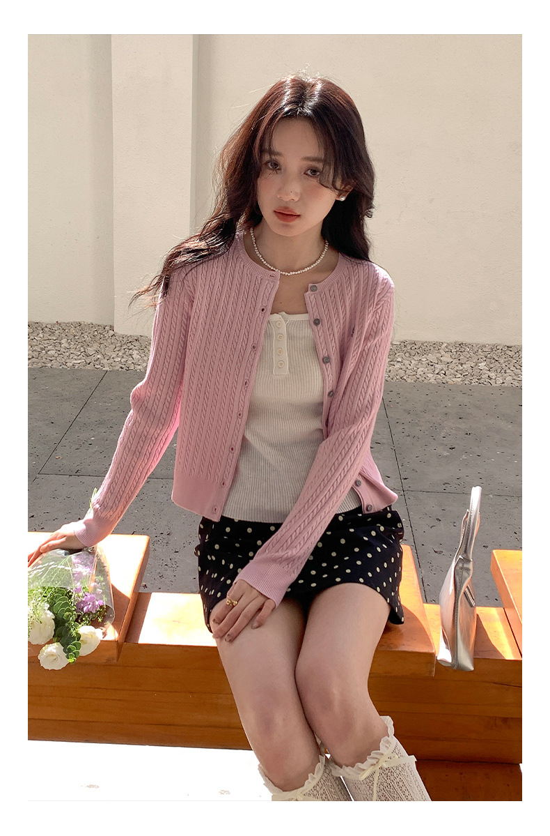 韓国ファッション 水玉ミニスカート