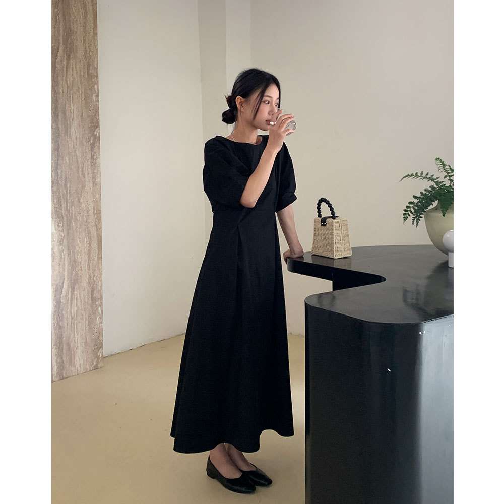 シャツワンピース ゆったりシルエットの半袖ワンピース
