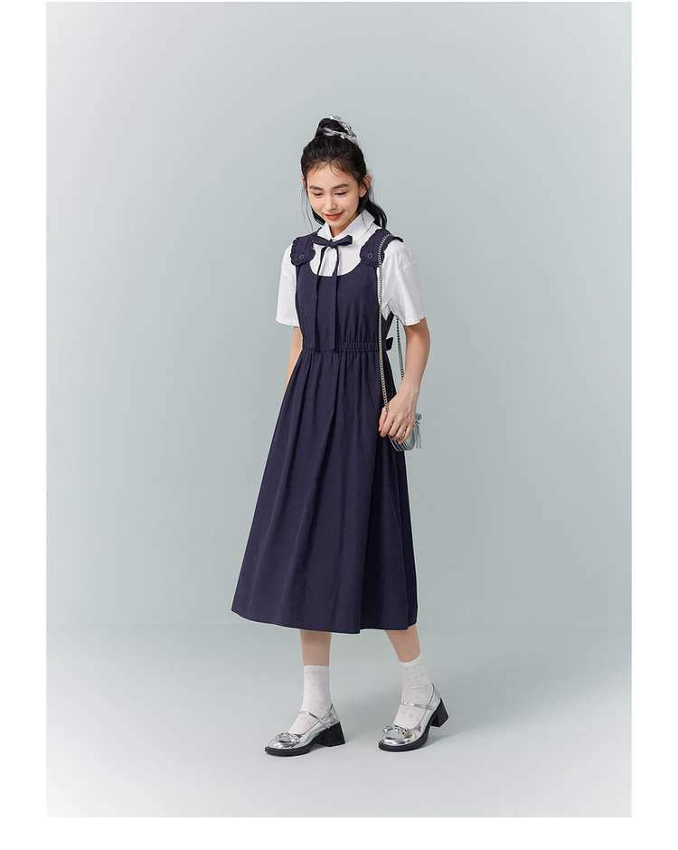 レトロガーリーシャツワンピース