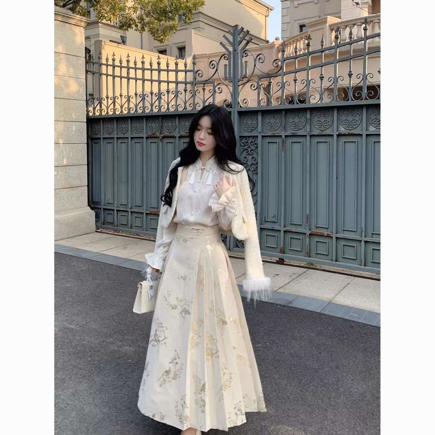 フェアリーフローラルシャツワンピース