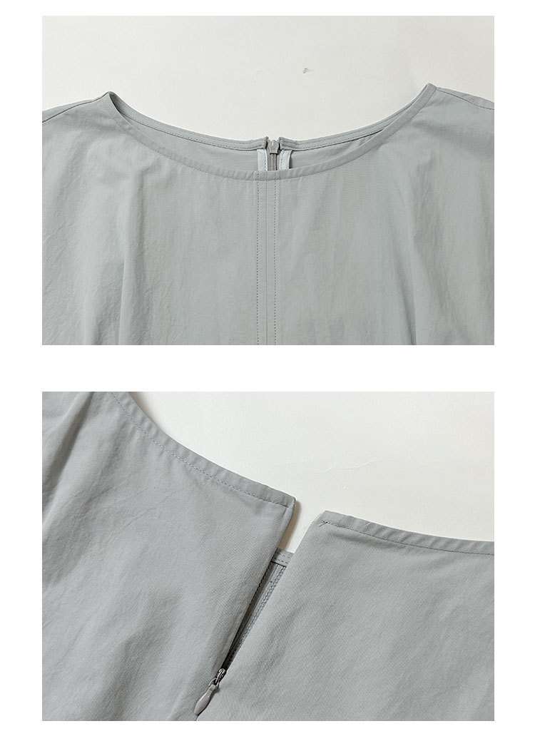 シャツワンピース ゆったりシルエットの半袖ワンピース