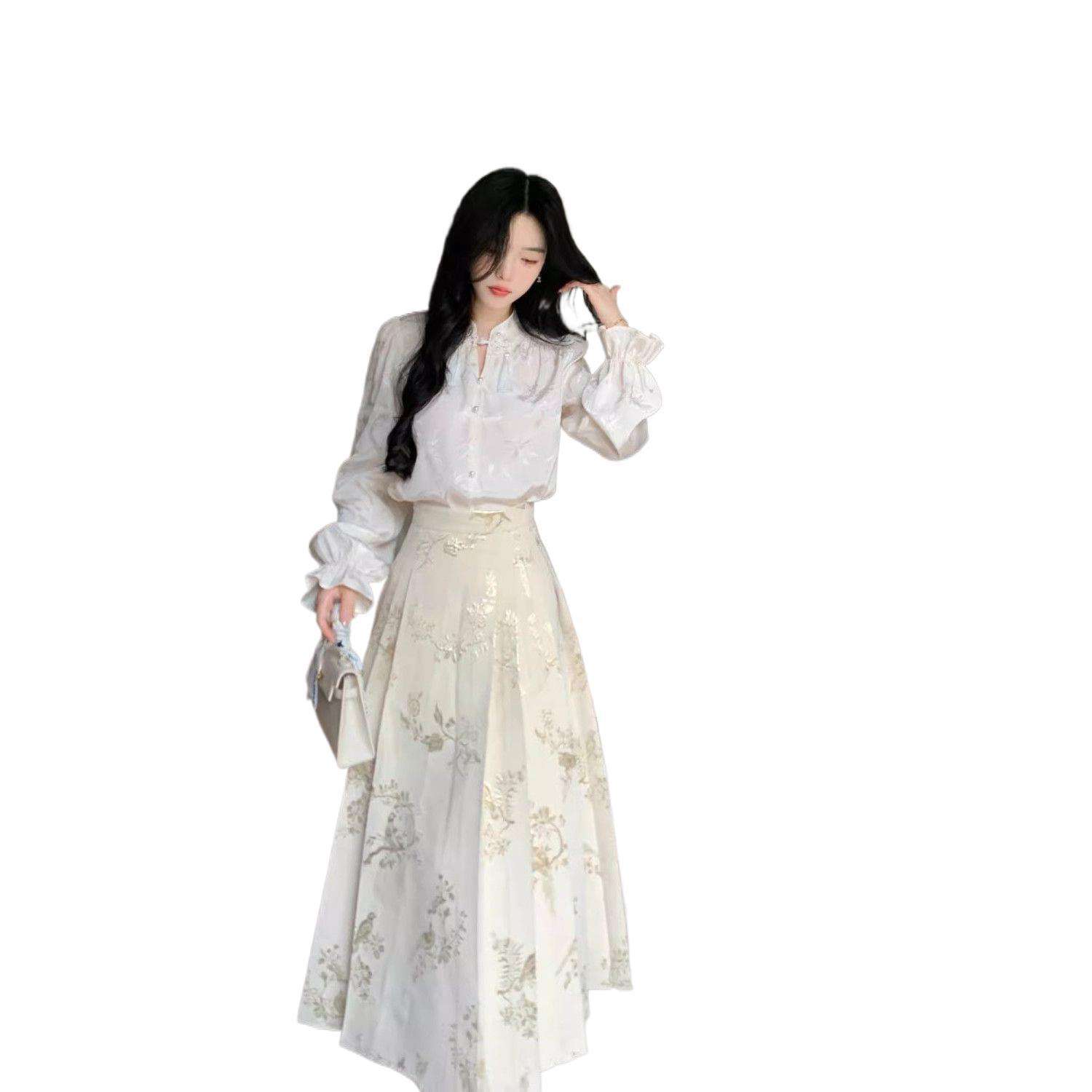 フェアリーフローラルシャツワンピース