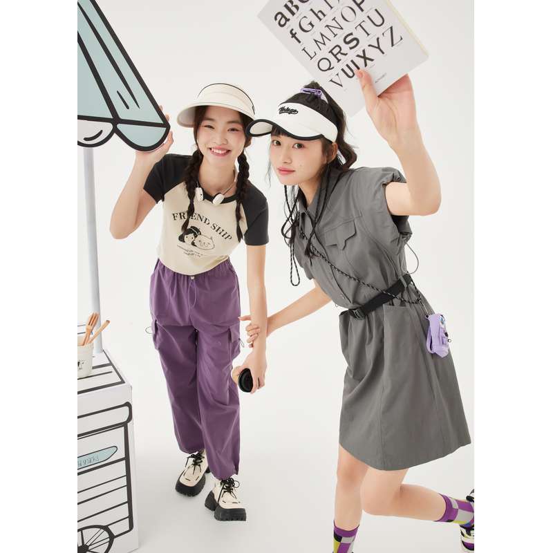 シャツワンピース シンプル清楚スタイル