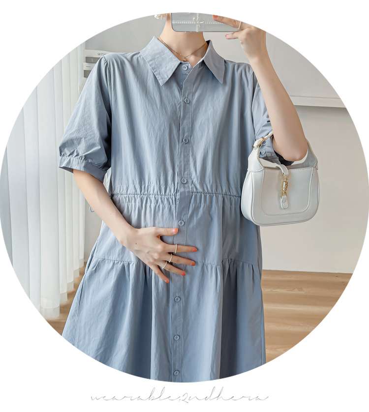 ゆったりシルエットティアードシャツワンピース