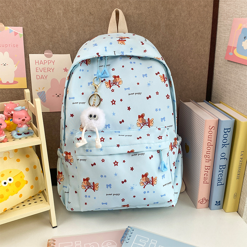 防水リュック ふわもこうさぎ 防水通学リュック