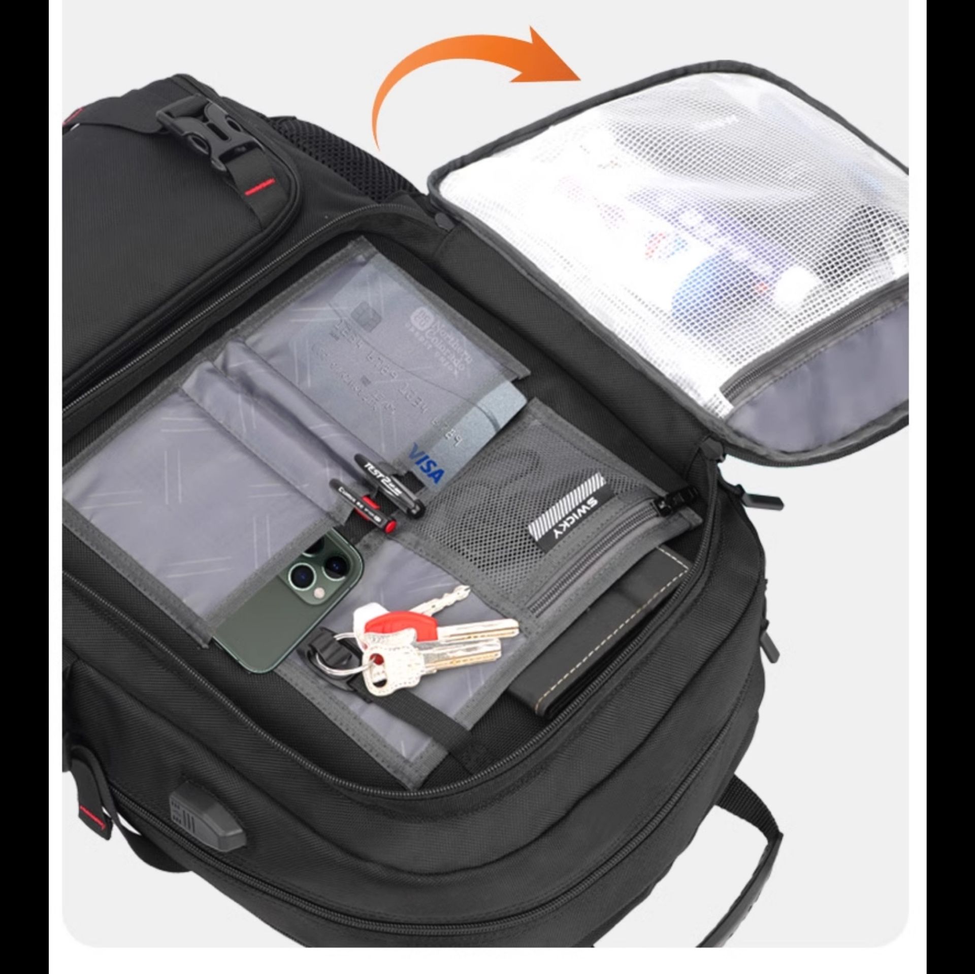 防水リュック 多機能防水トラベルバックパック