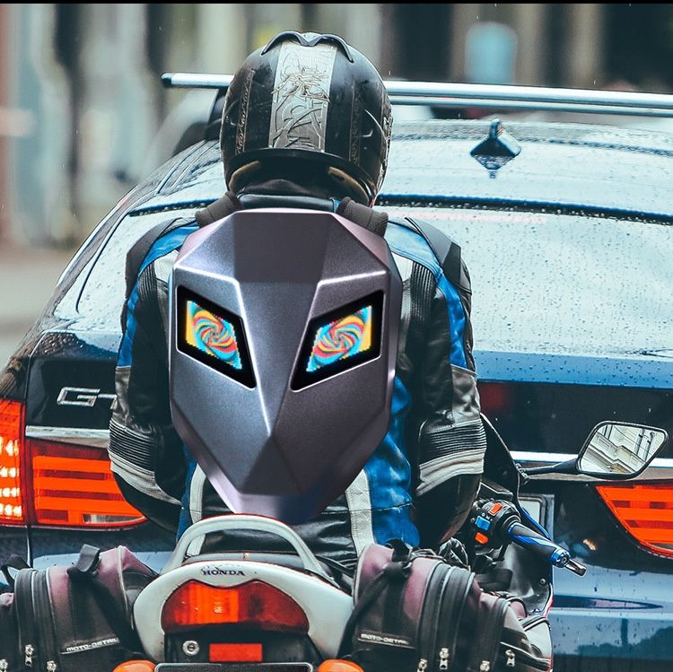 防水リュック アイアンマンナイトフルフェイスヘルメットバックパック