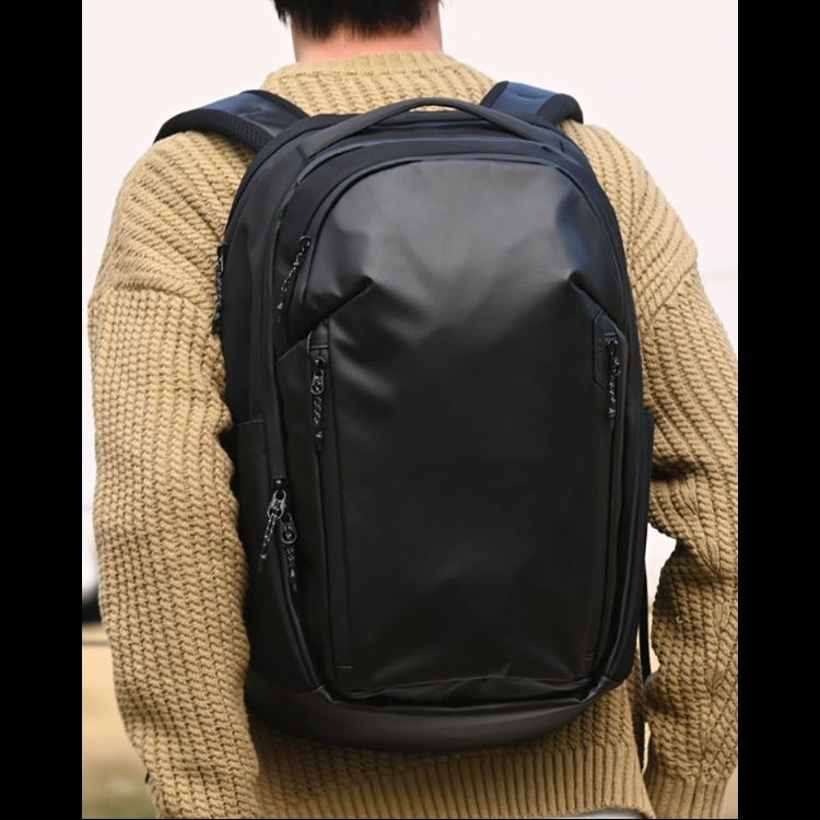 防水リュック シンプル撥水ビジネスバックパック