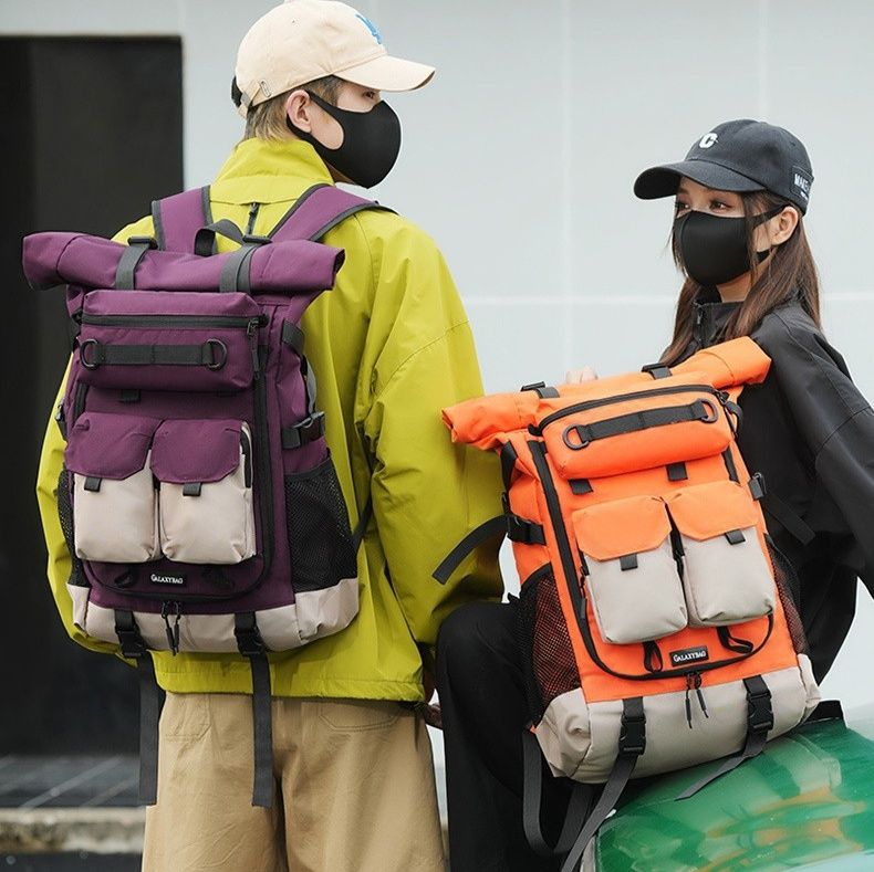 防水リュック 多機能ロールトップ大容量登山対応　アウトドア