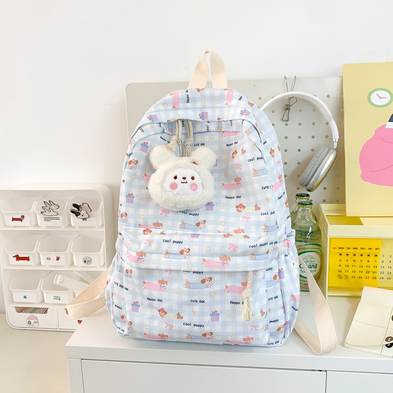 防水リュック ふわもこうさぎ 防水通学リュック