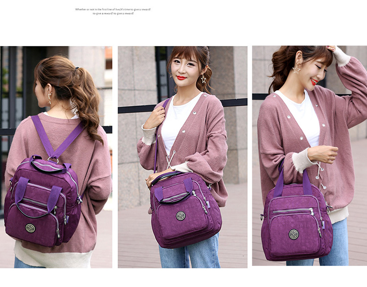 三通り多機能撥水防水加工大容量通勤バッグ