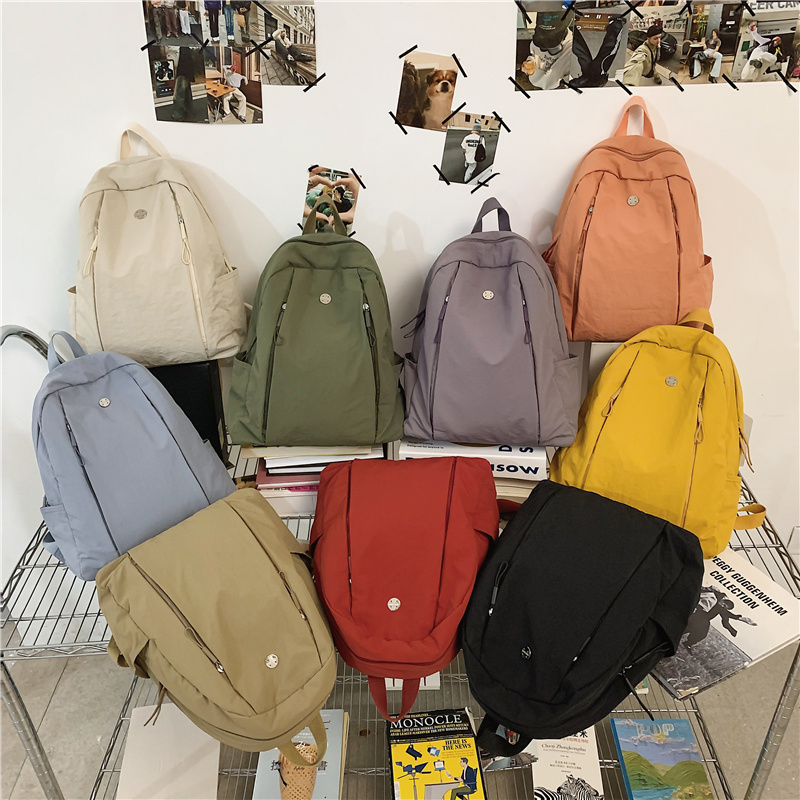 防水リュック シンプル防水スクールバックパック