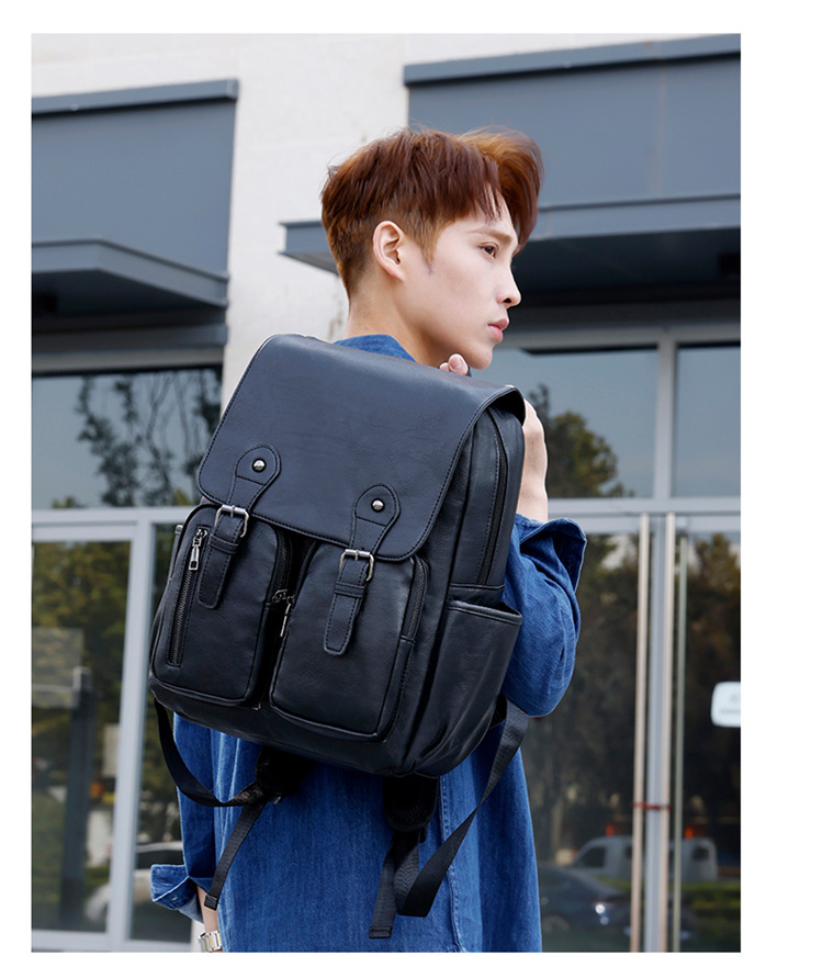 防水リュック ダブルバックル留め具付き　通勤