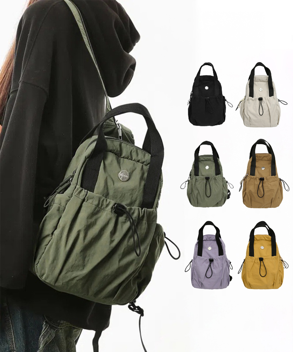防水リュック 通学用防水小さめ二通り鞄軽量撥水