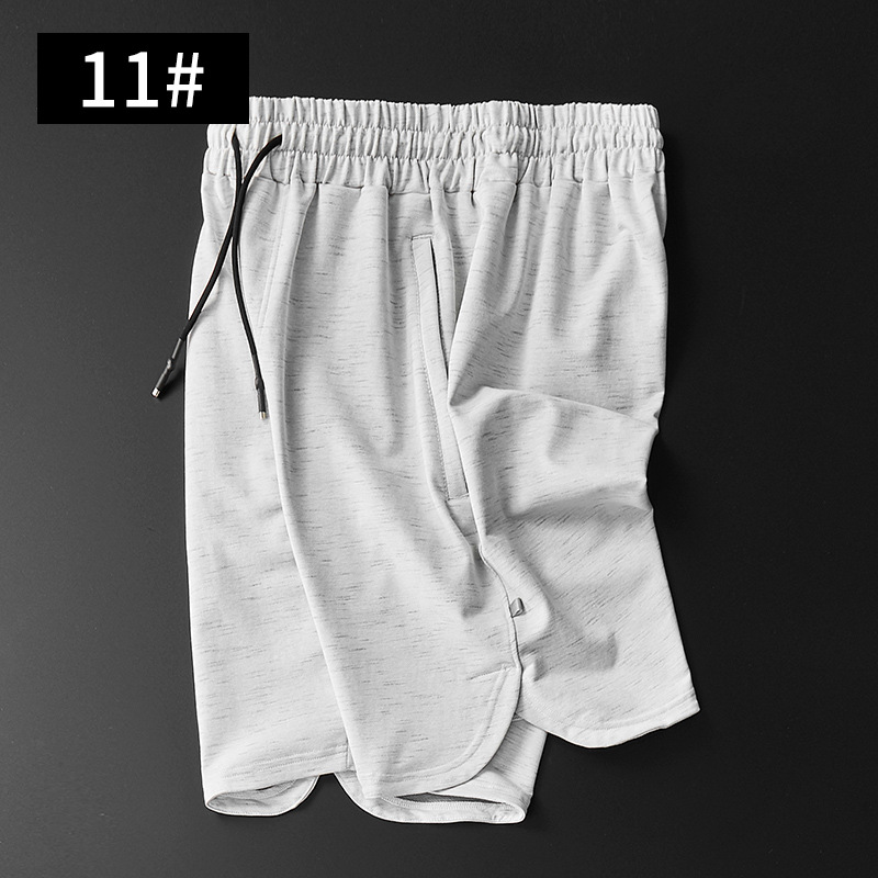 白パンツ シンプル涼感ショートパンツ