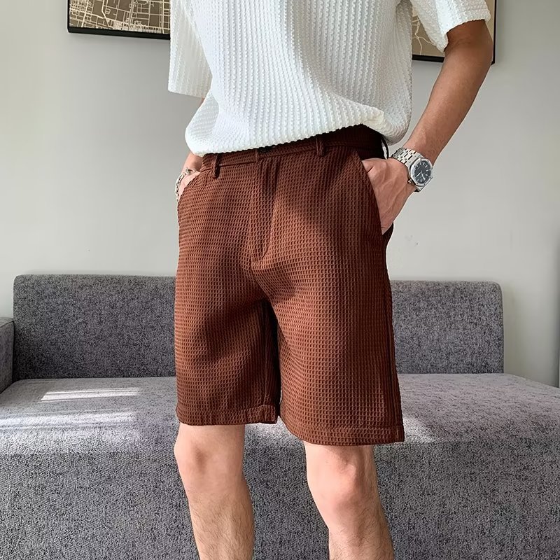 白パンツ すっきり爽やか シンプル ショートパンツ