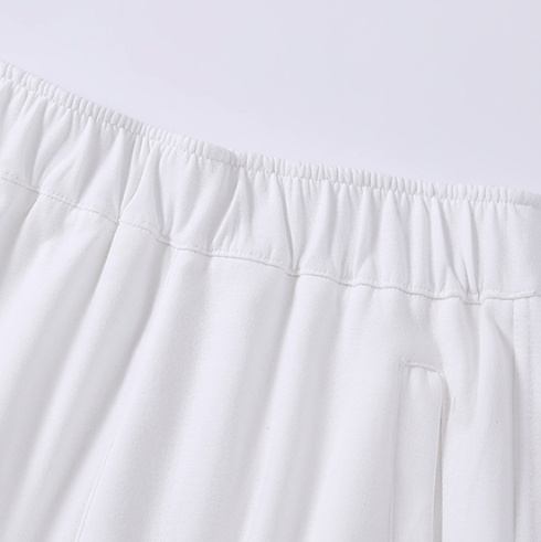 白パンツ ゆったりリラックスワイドパンツ