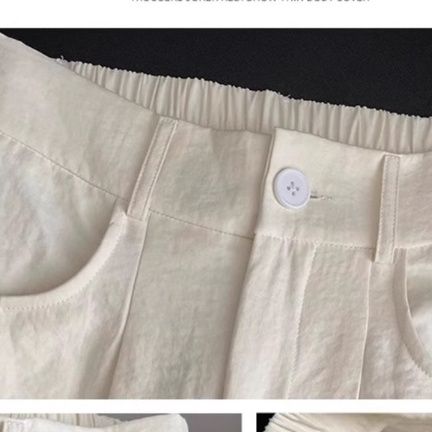 白パンツ しなやかフレアパンツ