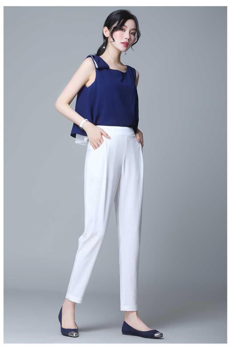 アンクルパンツ白で作る爽やかコーデ！スタイルアップに役立つ10選