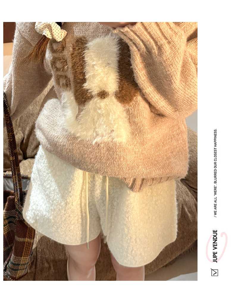 温もり感じる白ニットショートパンツで作る冬の愛されコーデおすすめ5選