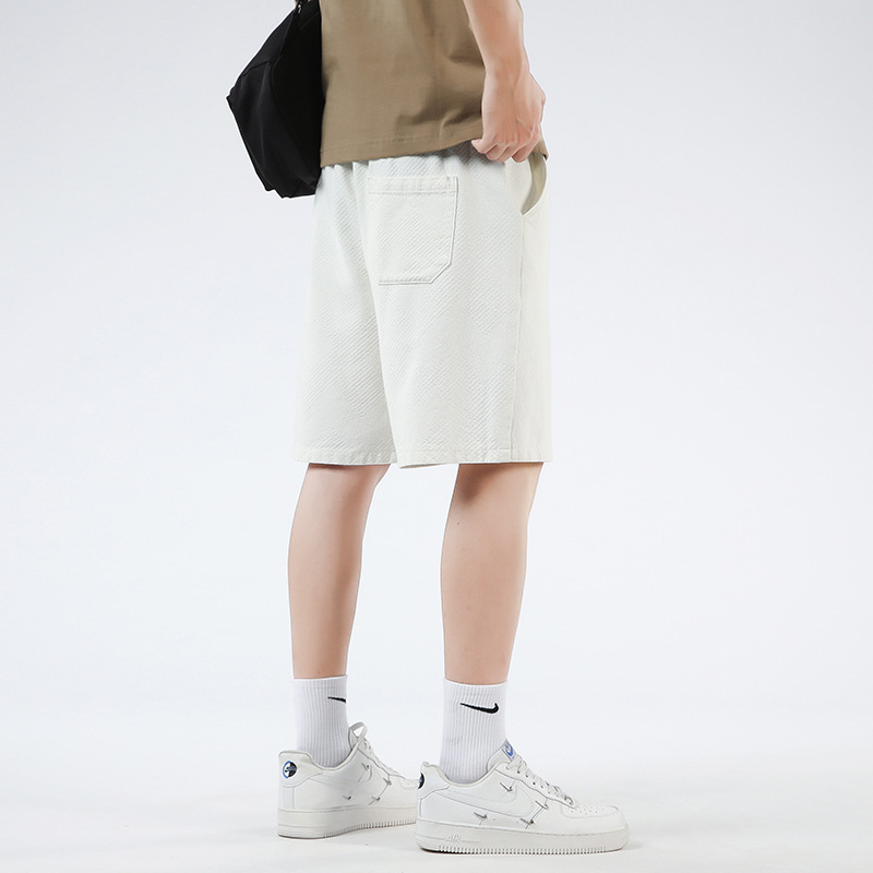 白パンツ さわやか涼感ハーフパンツ