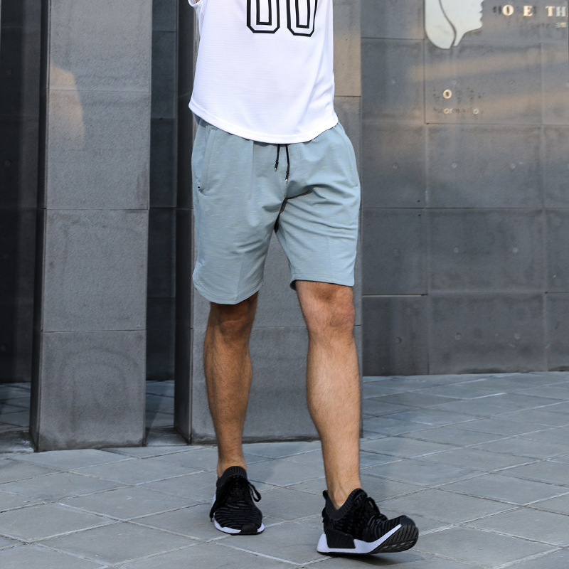 白パンツ シンプル涼感ショートパンツ